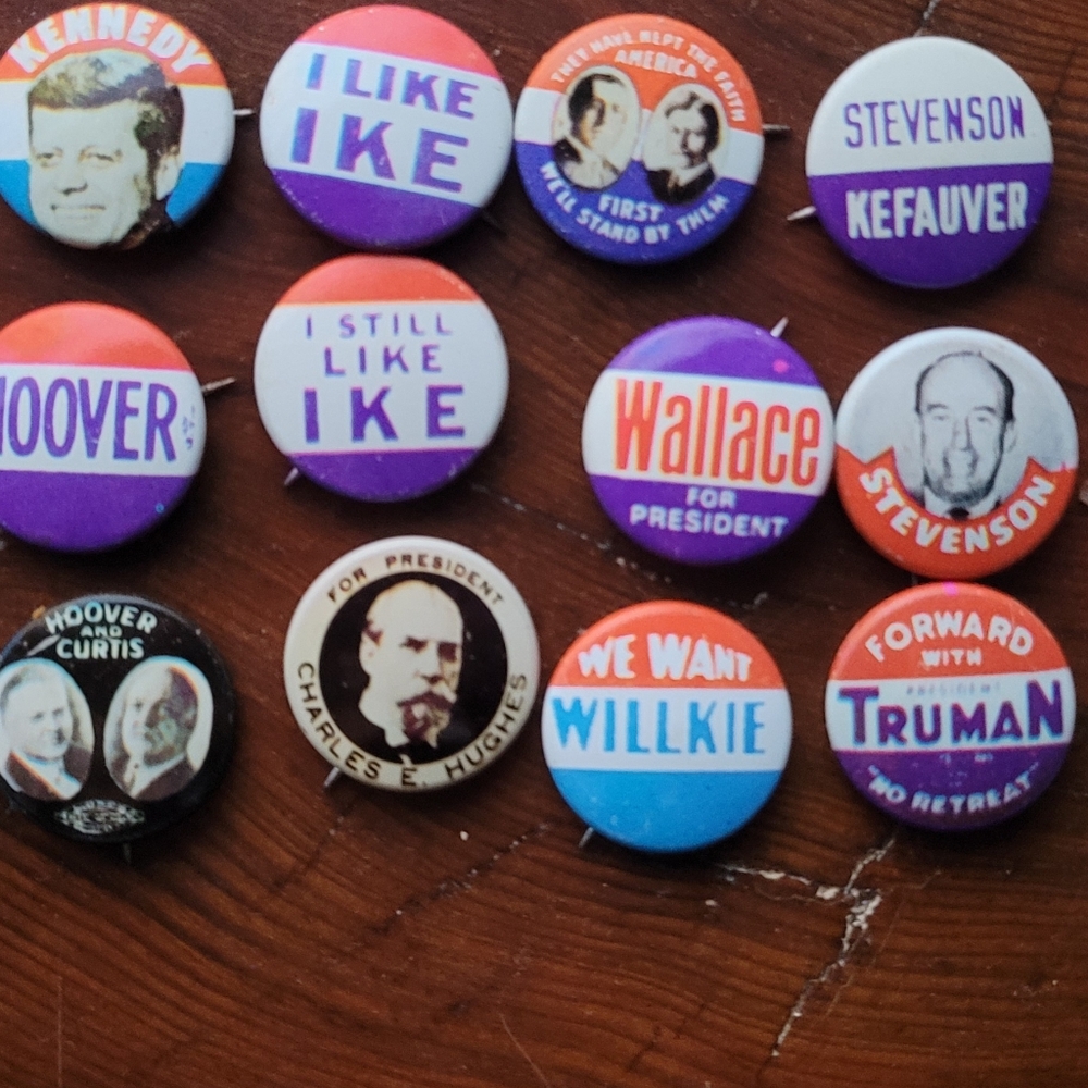 22 Vintage Political Campaign Buttons 1976 Reproduction Collectibles